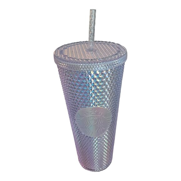 Starbucks Other - Starbucks Spring 2023 Unicorn Silver Bling Studded Tumbler Venti 24 oz